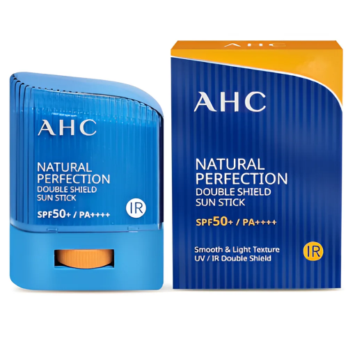 Стойкий солнцезащитный стик AHC Natural Perfection Double Shield Sun Stick SPF50+ PA++++