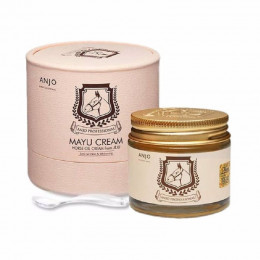 Антивозрастной крем для лица с лошадиными липидами Anjo Professional Cream Mayu Horse Oil From Jeju