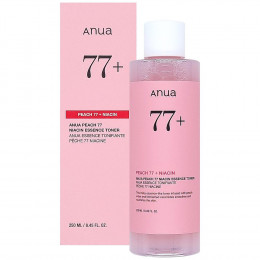 Тонер-эссенция с персиком для гладкой и сияющей кожи Anua Peach 77 Niacin Essence Toner