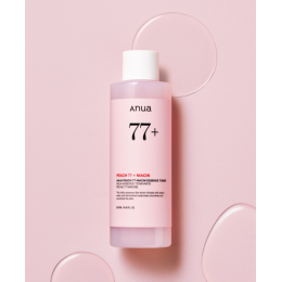 Тонер-эссенция с персиком для гладкой и сияющей кожи Anua Peach 77 Niacin Essence Toner