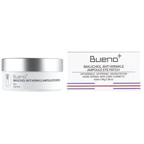 Лифтинг-патчи для век с бакучиолом и ретинолом Bueno Bakuchiol Anti Wrinkle Ampoule Eye Patch