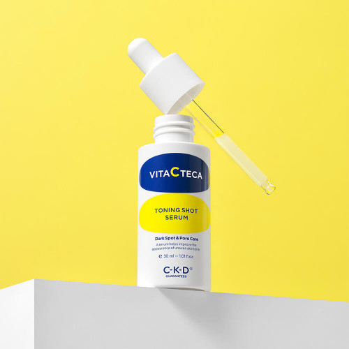 Осветляющая сыворотка с витамином С и микроиглами CKD Vita C Teca Toning Shot Serum