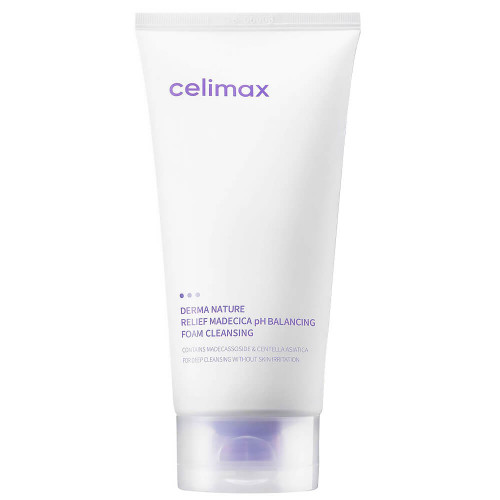 Слабокислотная очищающая пенка Celimax Derma Nature Relief Madecica pH Balancing Foam Cleansing