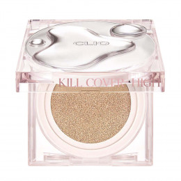 Стойкий кушон с влажным сияющим финишем CLIO Kill Cover High Glow Cushion SPF50+ PA+++ 4 Ginger - смуглый бежевый