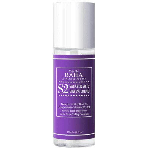 Тонер для лечения акне и сужения пор Cos De Baha Salicylic Acid BHA 2% Liquid