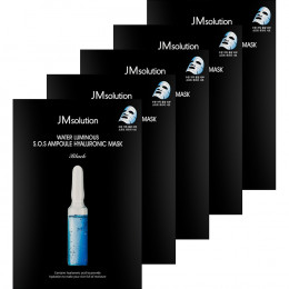 Ультратонкая маска с гиалуроновой кислотой JMsolution Water Luminous S.O.S. Ampoule Hyaluronic Mask Plus
