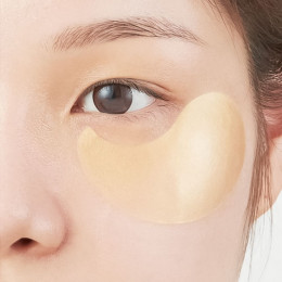 Гидрогелевые патчи с шёлком и золотом JMsolution Golden Cocoon Home Esthetic Eye Patch