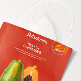 Выравнивающая тканевая маска с папайей JMsolution Tropical Papaya Mask