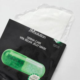 Успокаивающая витаминная маска с ПДРН и чайным деревом JMsolution Derma Care Vita Relax Jelly Mask