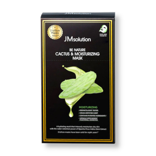 Тканевая маска для лица с экстрактом кактуса JMsolution Be Nature Cactus & Moisturizing Mask