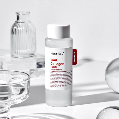 Тонер с пробиотическим комплексом MEDIPEEL⁺ Red Lacto Collagen Soothing Essence Toner