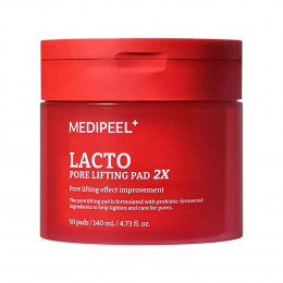 Пэды с коллагеном и бифидобактериями MEDIPEEL⁺ Lacto Pore Lifting Pad 2Х