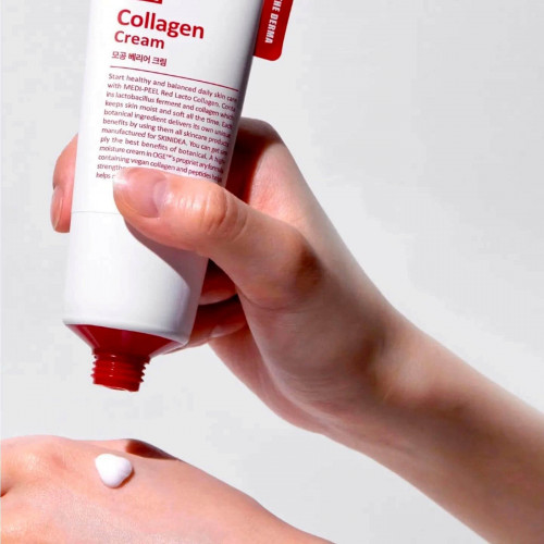 Крем с коллагеном и пептидами MEDIPEEL⁺ Red Lacto Collagen Barrier Cream