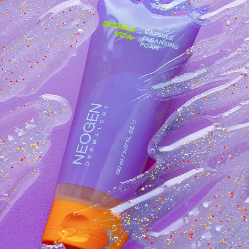 Гель-пенка для умывания с витаминами NEOGEN DERMALOGY Double Vita Capsule Cleansing Foam