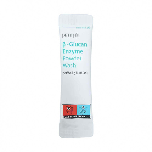 Энзимная пудра для умывания с бета-глюканом Petitfee B-Glucan Enzyme Powder Wash, 1 g