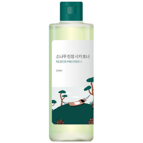 Успокаивающий тонер с экстрактами иголок сосны и центеллы Round Lab Pine Calming Cica Toner