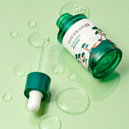Ампула с экстрактами сосны и центеллы для проблемной кожи Round Lab Pine Calming Cica Ampoule