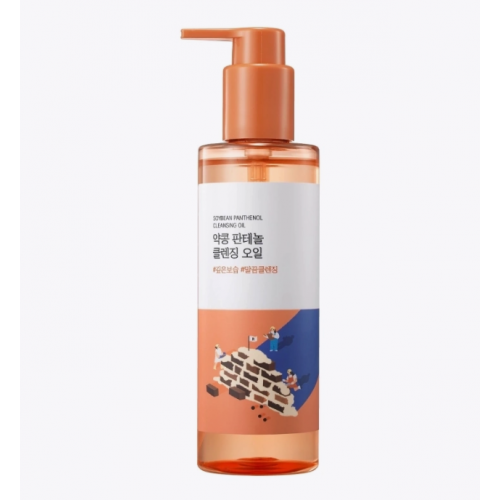 Гидрофильное масло с чёрной соей и пантенолом Round Lab Soybean Panthenol Cleansing Oil