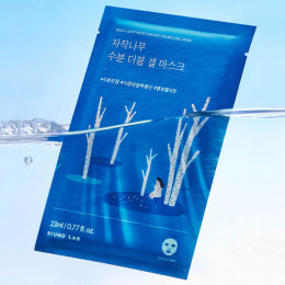 Охлаждающая гелевая маска с берёзовым соком Round Lab Birch Juice Moisturizing Double Gel Mask