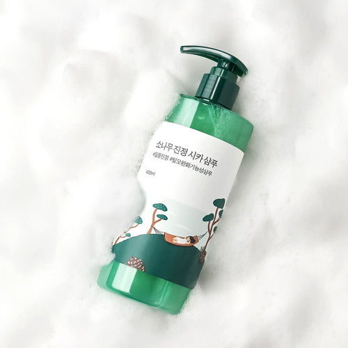 Себорегулирующий шампунь с экстрактом сосны Round Lab Pine Calming Cica Shampoo
