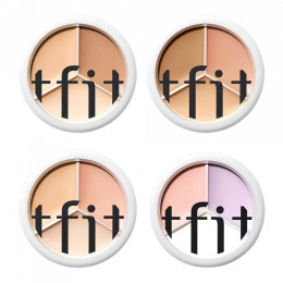 Палетка кремовых консилеров для лица "Нейтральный" TFIT Cover Up Pro Concealer 01. Neutral