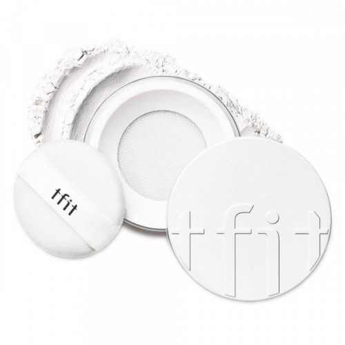 Прозрачная рассыпчатая пудра для фиксации макияжа TFIT Translucent Set Finishing Powder 01. White