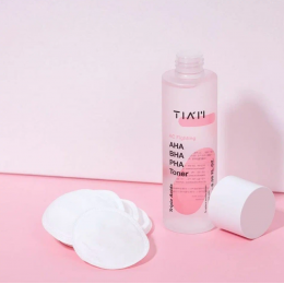 Очищающий кислотный тонер для проблемной кожи TIAM AC Fighting AHA BHA PHA Toner