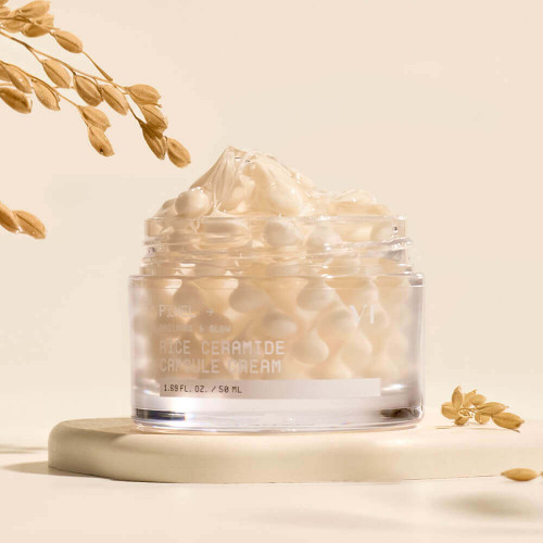Крем для лица капсульный с рисом для выравнивания тона VT Cosmetics Cream Capsule Rice Ceramide