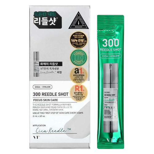 Ночная бустер-сыворотка с микроиглами VT Cosmetics Reedle Shot 300 (2 ml)