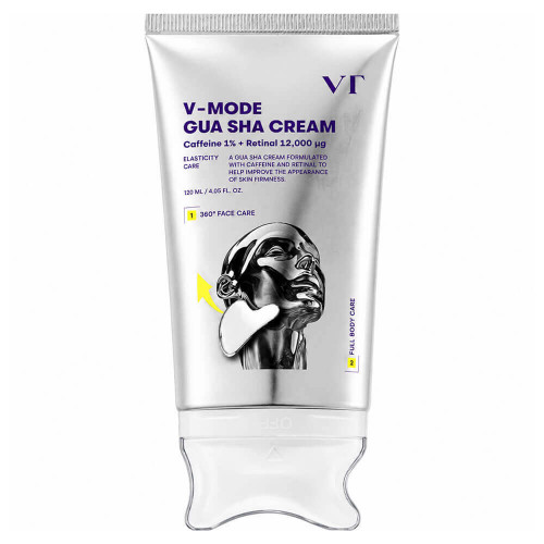 Массажный крем для овала лица с ретиналем и кофеином VT Cosmetics V-Mode Gua Sha Cream
