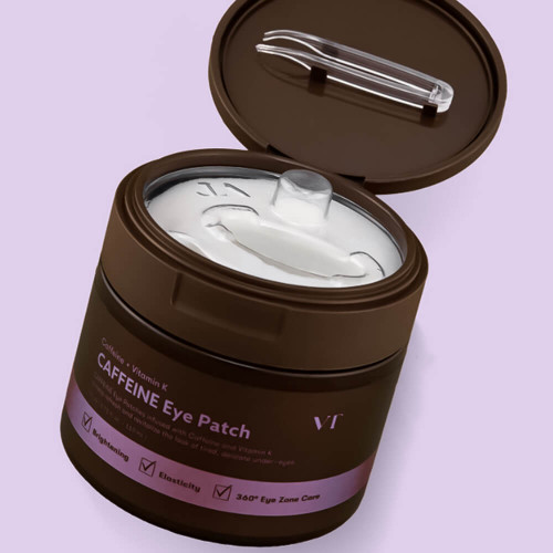 Тканевые патчи для век с кофеином и пептидами VT Cosmetics Caffeine Eye Patch