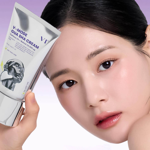 Массажный крем для овала лица с ретиналем и кофеином VT Cosmetics V-Mode Gua Sha Cream