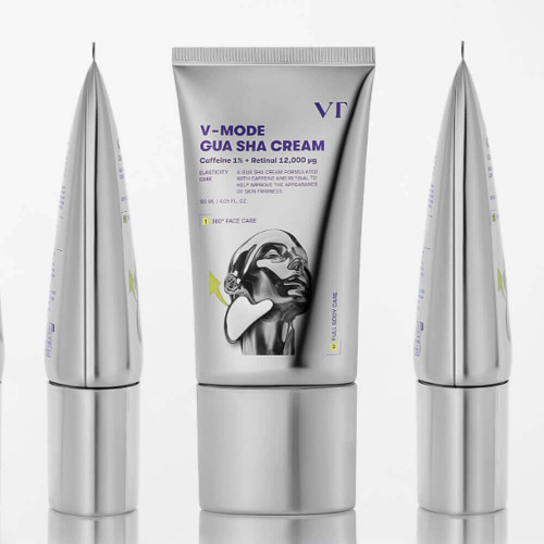 Массажный крем для овала лица с ретиналем и кофеином VT Cosmetics V-Mode Gua Sha Cream