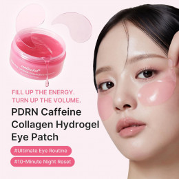 Гидрогелевые патчи для глаз с коллагеном и кофеином Medicube PDRN Pink Caffeine Collagen Eye Patch