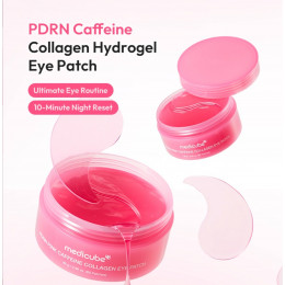 Гидрогелевые патчи для глаз с коллагеном и кофеином Medicube PDRN Pink Caffeine Collagen Eye Patch