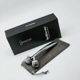 Роликовый массажёр для лица WellDerma Face Lifting Dark Silver Roller