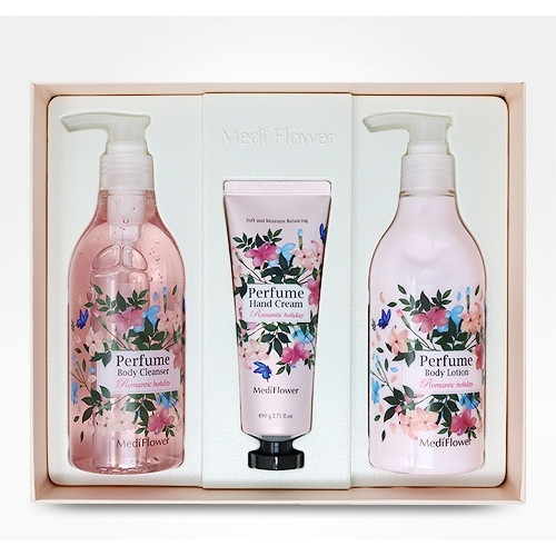 Набор средств для ухода за телом c цветочным ароматом Medi Flower Body Care Special Set Perfume Romantic Holiday