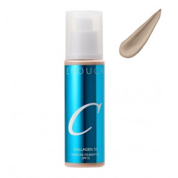 Увлажняющий тональный крем с коллагеном ENOUGH Collagen 3x Moisture Foundation SPF15 №00