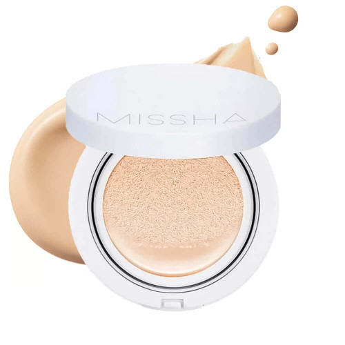 Увлажняющий тональный кушон Missha M Magic Cushion Moist Up SPF50+ PA+++ 21 тон - светлый бежевый