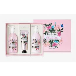 Набор средств для ухода за телом c цветочным ароматом Medi Flower Body Care Special Set Perfume Romantic Holiday