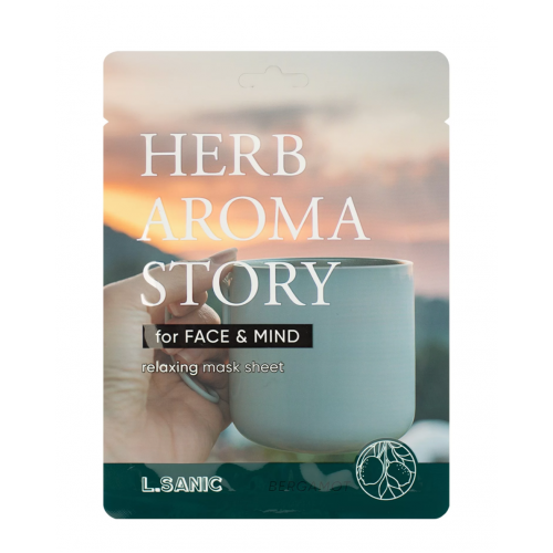 Маска тканевая с экстрактом бергамота и эффектом ароматерапии L.Sanic Herb Aroma Story