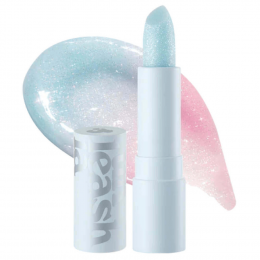 Веганский кристальный бальзам для губ с блёстками Unleashia Glacier Vegan Lip Balm 02 Blue Lagoon